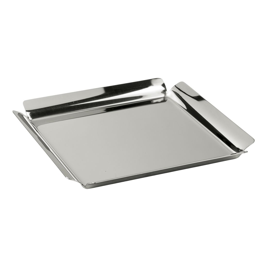 PASLANMAZ ELİT KARE TEPSİ 14*14CM