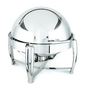 CHAFING DISH DELÜX YUVARLAK ROLL TOP 6 LT JELLİ