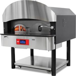 DİJİTAL GAZLİ DÖNER TABAN FİRİN ODUN HAZNELİ