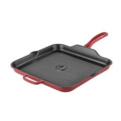 CASTE IZGARA TAVA KARE KIRMIZI 30 CM