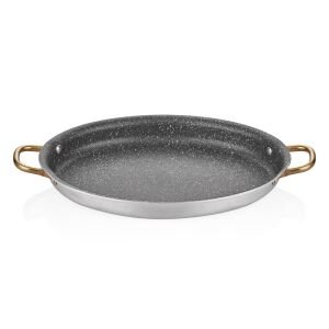 ALU GRANİT OVAL OMLET TAVA 28*21*4CM