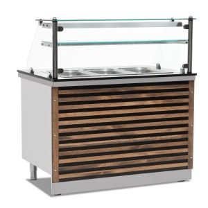 BENMARİ SICAK SERVİS ÜNİTESİ 5*1/1 GN 1800*730*850