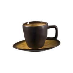 JUMBO BİTTER KAHVE FİNCANI TABAK 14 CM BEGGİA
