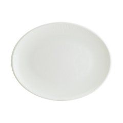 IRİS WHİTE MOOVE OVAL TABAK 25 CM