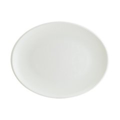 IRİS WHİTE MOOVE OVAL TABAK 31*24 CM