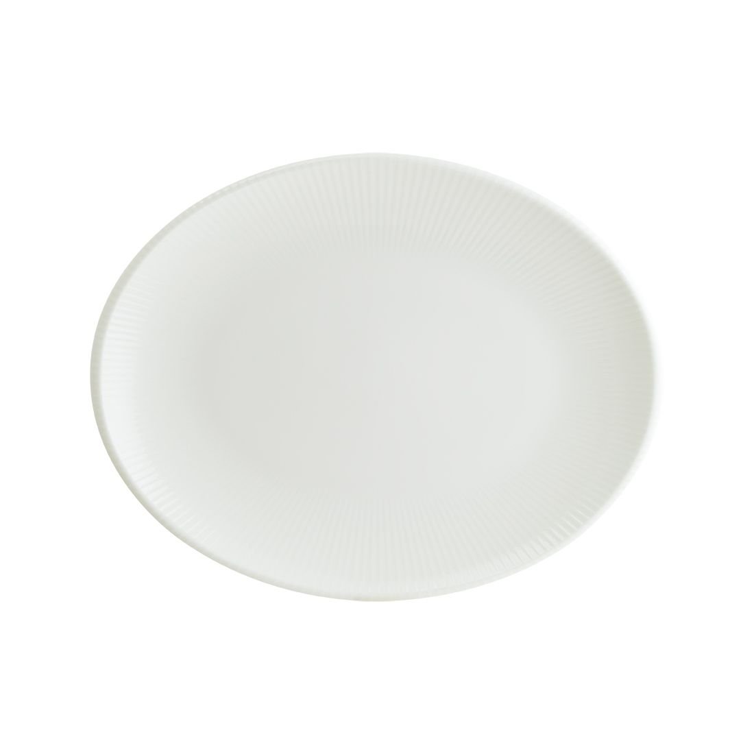 IRİS WHİTE MOOVE OVAL TABAK 36*28 CM