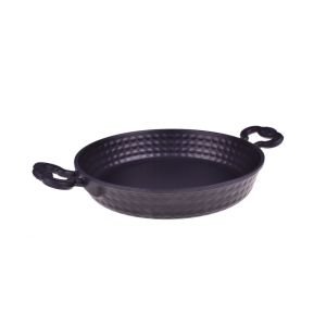 PADE - YUVARLAK SAHAN SİYAH 22 CM