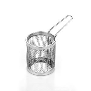 PAS. YUVARLAK MİNİ FRİTÖZ SEPETİ 8*9CM