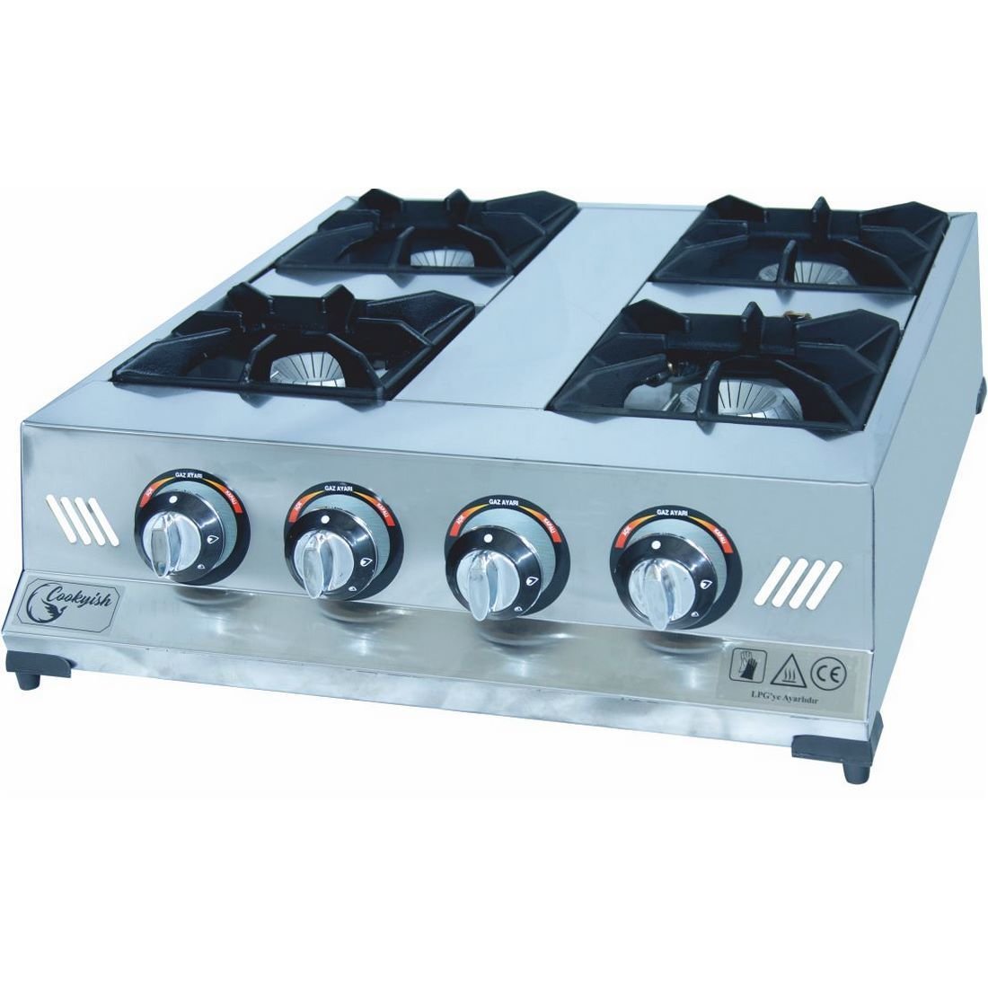 SET ÜSTÜ OCAK 4'LÜ LPG-NG 55*60*20 NG