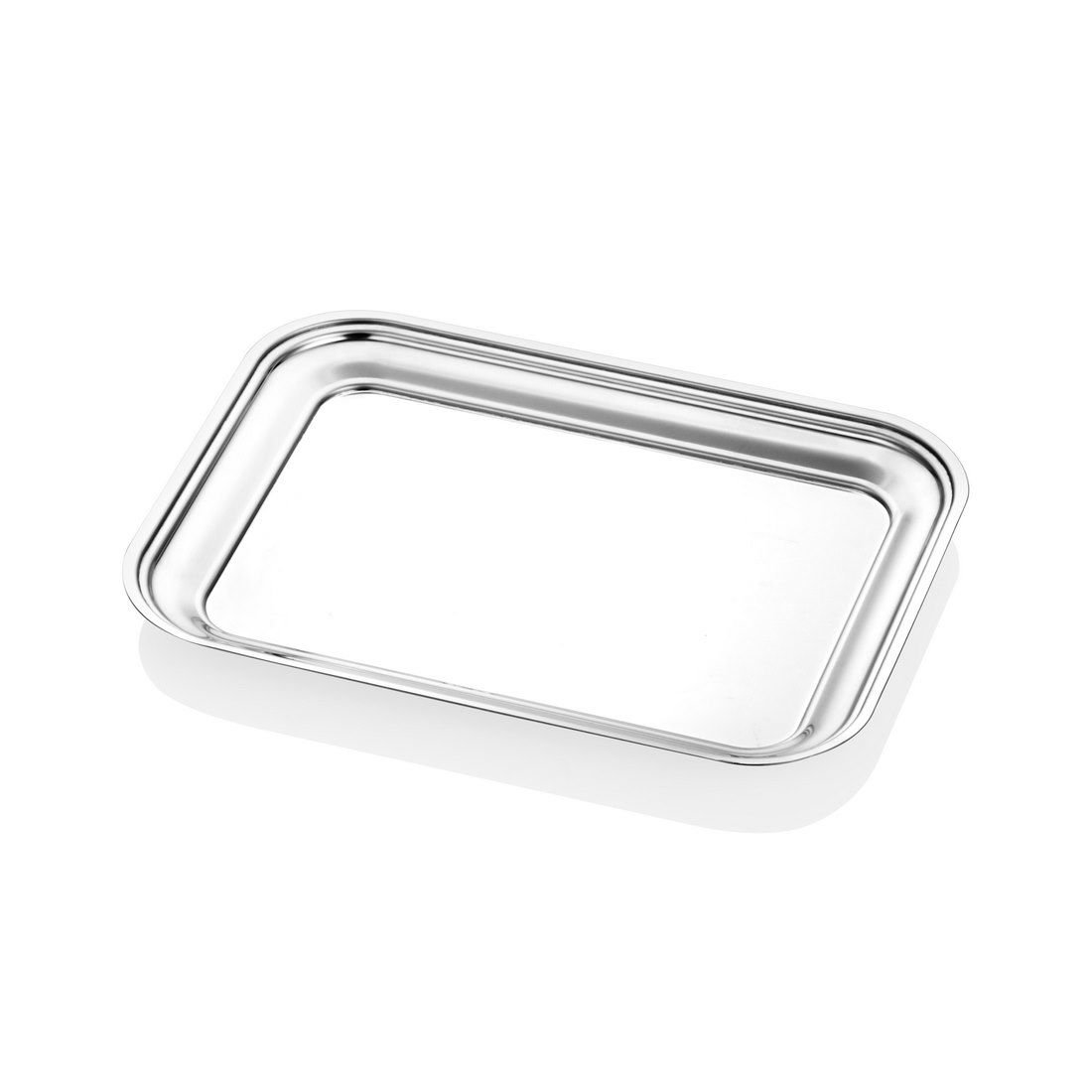 PASLANMAZ DİKDÖRTGEN TEPSİ 20*26CM
