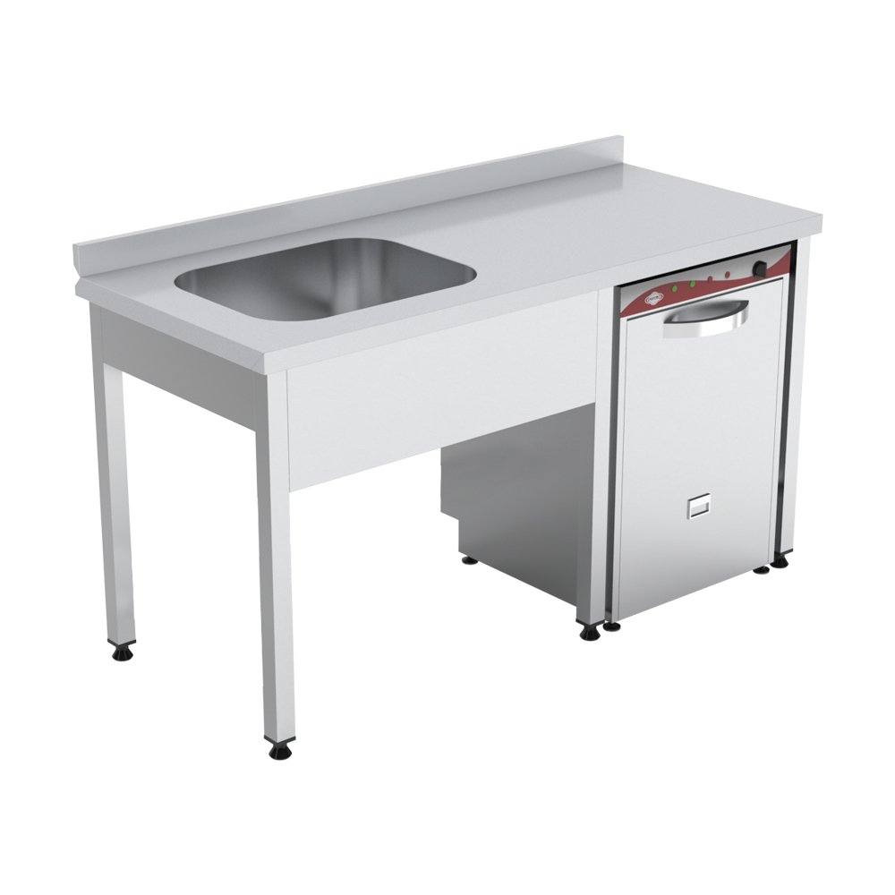 TEK EVYELİ TEZGAH SOL 1400*700*850 (MAKİNA GİRİŞLİ)