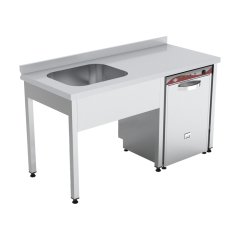 TEK EVYELİ TEZGAH SOL 1400*700*850 (MAKİNA GİRİŞLİ)