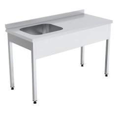 TEK EVYELİ TEZGAH SOL 1600*700*850