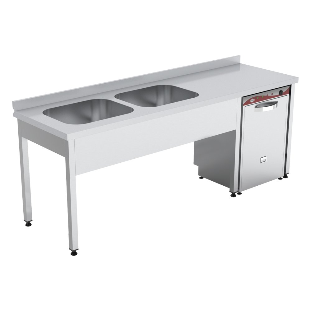 2 EVYELİ TEZGAH SOL 1600*700*850 (MAKİNA GİRİŞLİ)