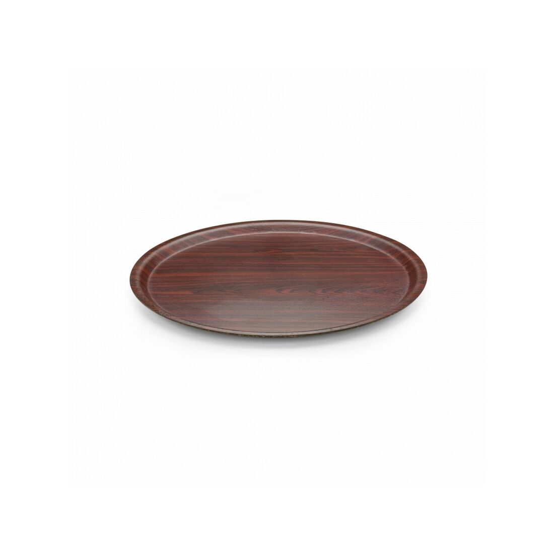 KRAFT TEPSİ KAYMAZ YUVARLAK MAUN 43 CM