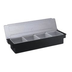 POLİCARBON KAPAKLI BAR KONTEYNER 4'LÜ (50*16*9 CM)