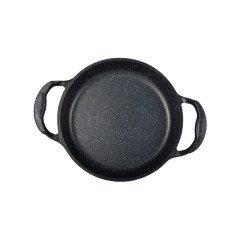 YUVARLAK SAHAN BRONZ DESENLİ 18 CM - MİNOR