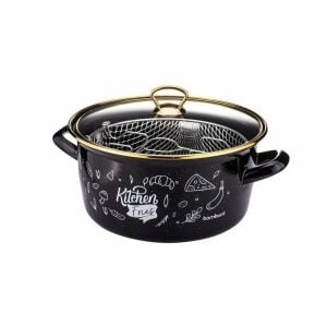 DARKY - KIZARTMA TENCERESİ SİYAH KİTCHEN 22 CM