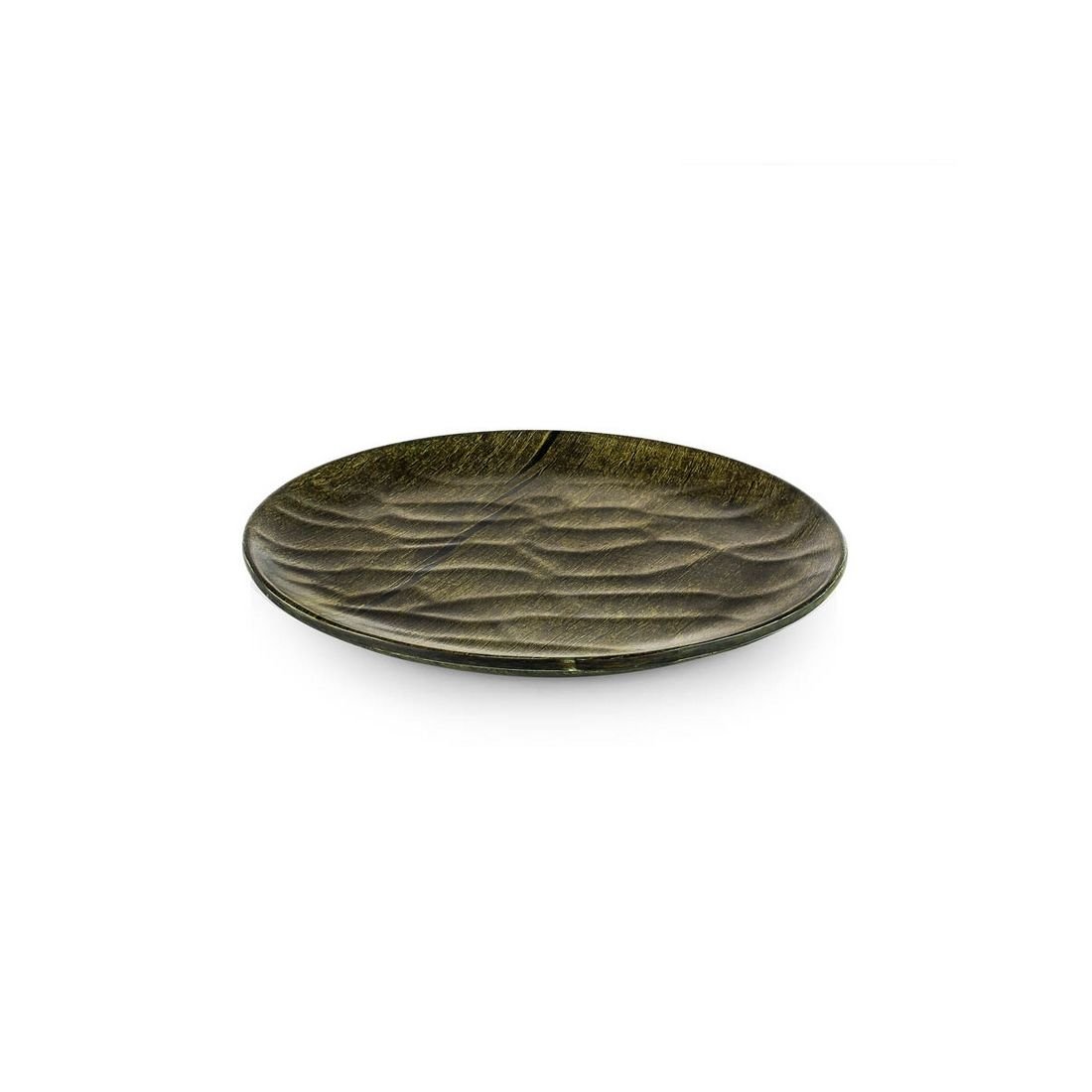 HİBRİT AHŞAP RÖLYEFLİ SERVİS YUVARLAK 19 CM