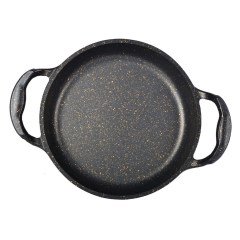 YUVARLAK SAHAN BRONZ DESENLİ 22 CM - MINOR