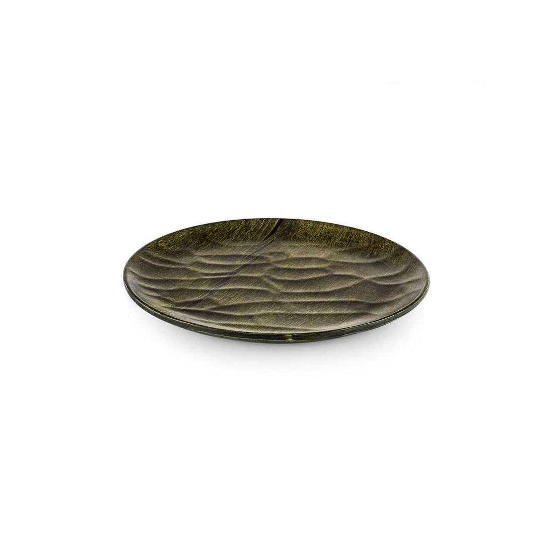 HİBRİT AHŞAP RÖLYEFLİ SERVİS YUVARLAK 25 CM