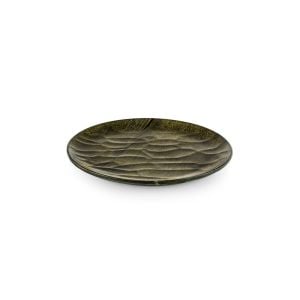 HİBRİT AHŞAP RÖLYEFLİ SERVİS YUVARLAK 25 CM