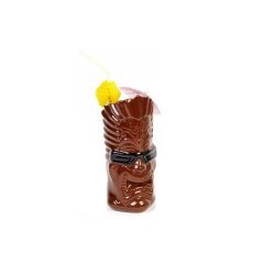 CERAMIC TIKI MUG 9*H:20440 CC KAHVERENGİ
