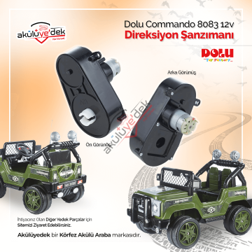 DOLU Commando 8083 12v Akülü Araba Direksiyon Şanzımanı