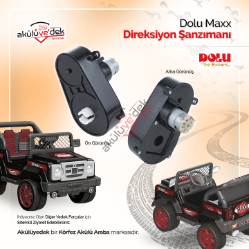 DOLU Maxx 12v Akülü Araba Direksiyon Şanzımanı