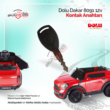 Dolu Dakar 8091 12v Akülü Araba Kontak Anahtarı