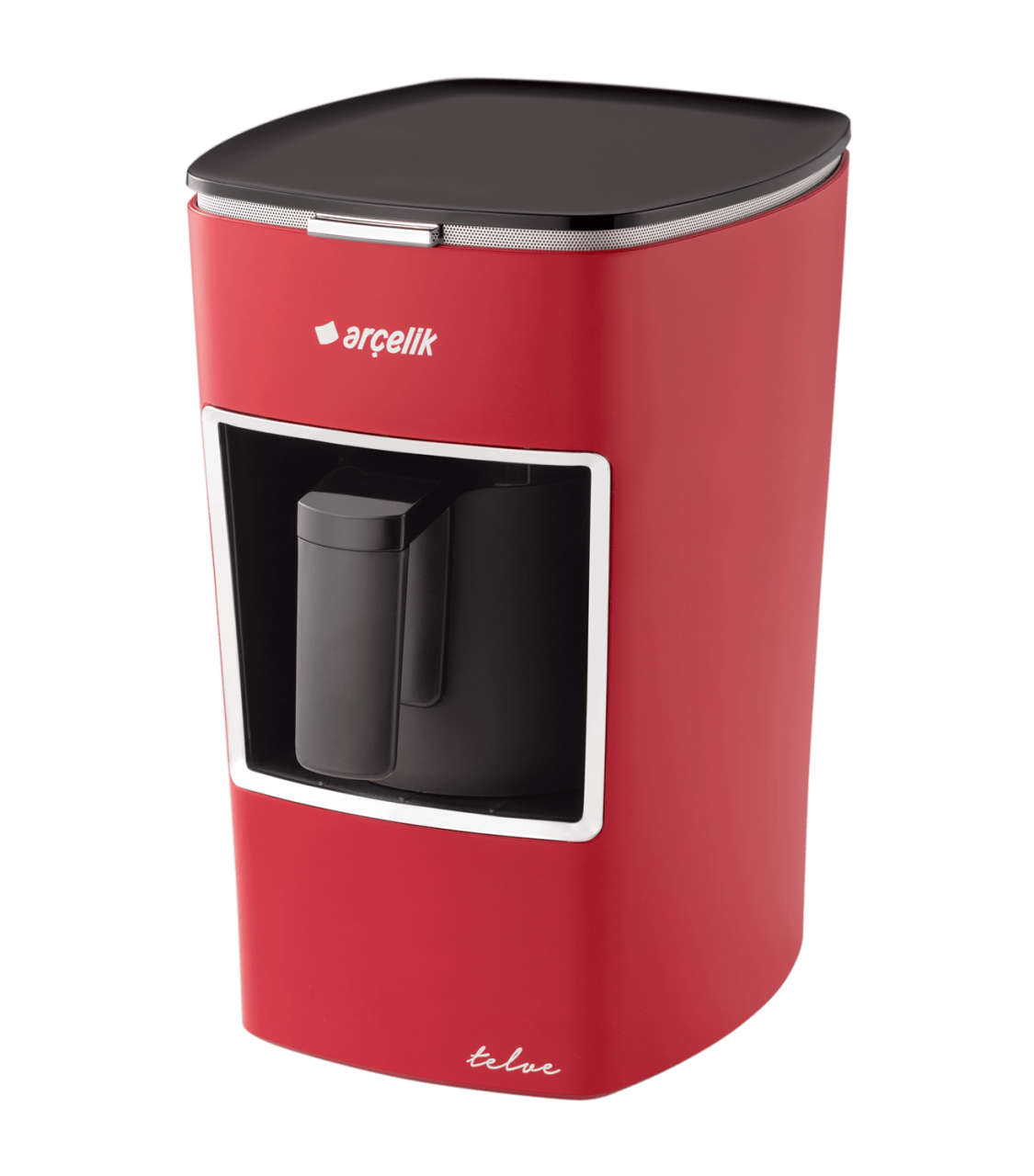 Arçelik K 3300 Kırmızı Mini Telve Türk Kahve Makinesi