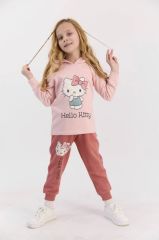 Lisanslı Hello Kitty Kız Çocuk Eşofman Takım