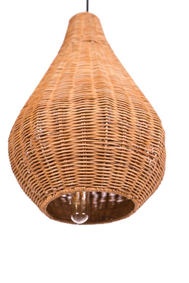 OLR289 PİANTA RATTAN SARKIT 28X40 CM OIA LIGHT