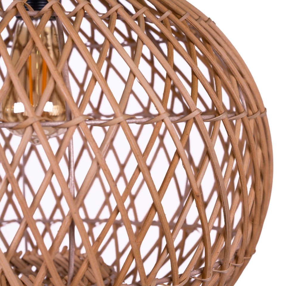 OLR309 CARİNA RATTAN SARKIT 41X41X36 CM OIA LIGHT