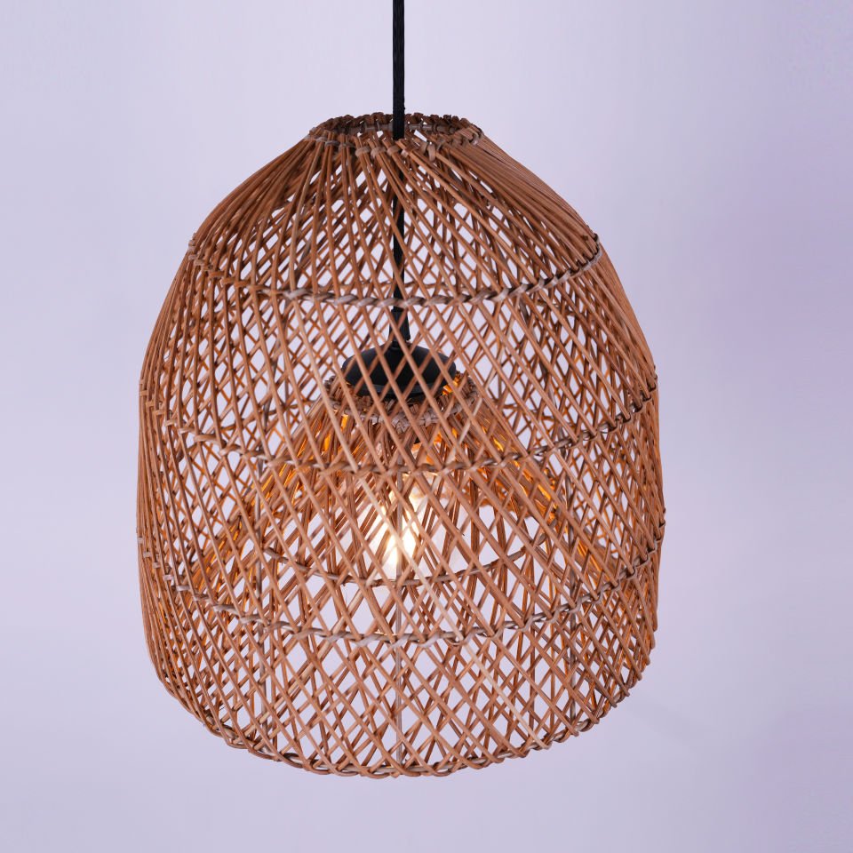 OLR320 ROBİN RATTAN SARKIT 35X35 CM OIA LIGHT