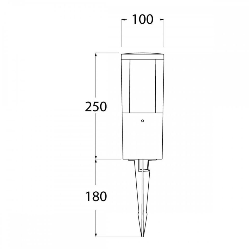 CARLO SPIKE BLACK CLEAR GU10 LED 6W CCT SET