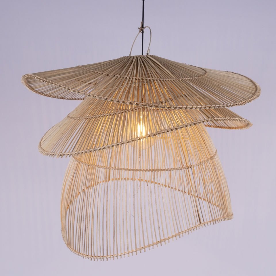 PERSEFONİ RATTAN SARKIT 85X85X63CM OIA LIGHT