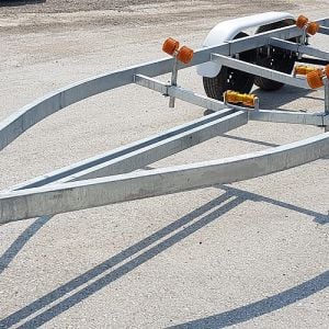 Zeki Başoğlu - GR 660 - Tekne Römorku + 24 Roller'li Sistem