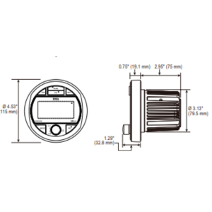 BOSS Audio Systems MGR300B AUX USB Girişli Bluetoothlu Marin Teyp