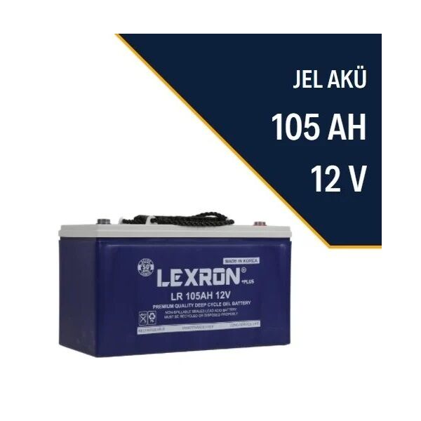 Lexron 105AH Jel Akü K