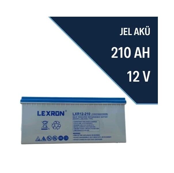 Lexron 210AH Jel Akü