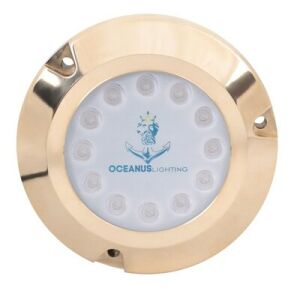 Oceanus OCL 1245-B Bronze Su Altı Aydınlatma Lambası 12 Led'li (Beyaz)