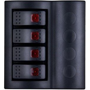 BFY 4'lü Switch Panel Işıklı ve Otomatik Sigortalı