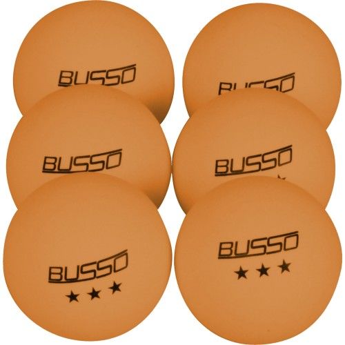 Busso Pinpon Topu 6'Lı (Turuncu)
