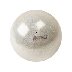 Pastorelli High Vision Ball 18cm Simli Ritmik Cimnastik Topu Silver