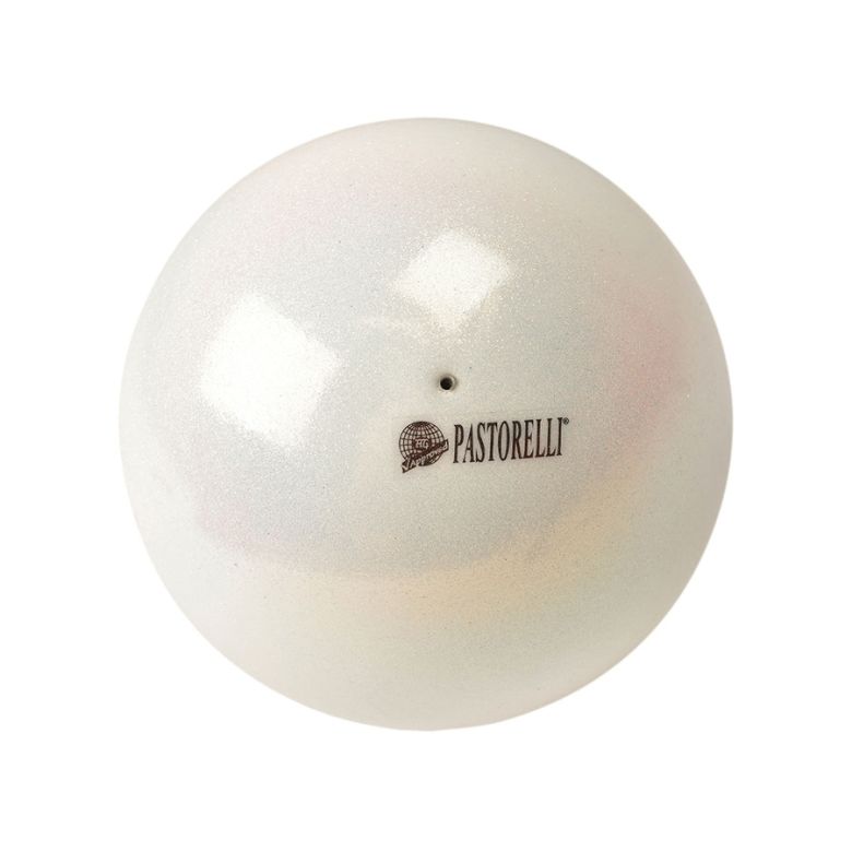 Pastorelli High Vision Ball 18cm Simli Ritmik Cimnastik Topu White