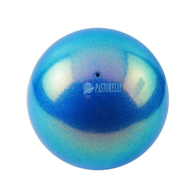 Pastorelli High Vision Ball 18cm Simli Ritmik Cimnastik Topu Sapphire