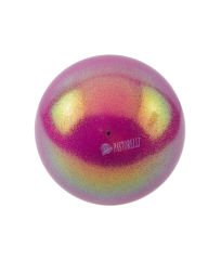 Pastorelli High Vision Ball 18cm Simli Ritmik Cimnastik Topu King Magenta