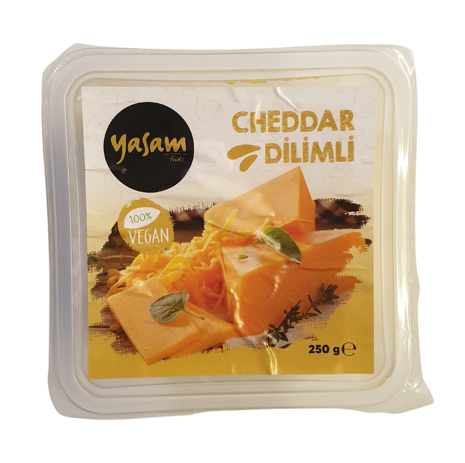 Yaşam Vegan Cheddar Peynir Dilimli 250 GR