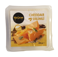 Yaşam Vegan Cheddar Peynir Dilimli 250 GR